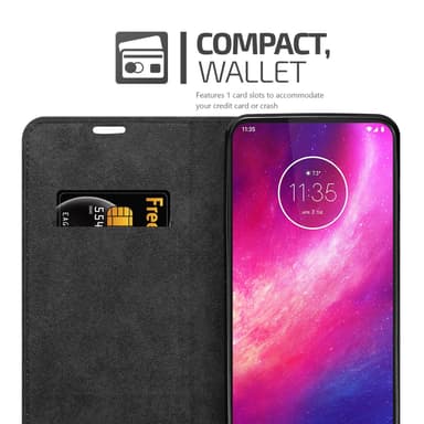 Motorola ONE HYPER Suojakuori Lompakkokotelo (Punainen)
