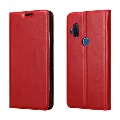 Motorola ONE HYPER Suojakuori Lompakkokotelo (Punainen)