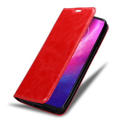 Motorola ONE HYPER Suojakuori Lompakkokotelo (Punainen)