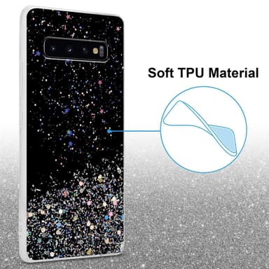 Samsung Galaxy S10 4G Suojakuori Kotelo (Musta)