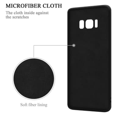 Samsung Galaxy S8 Suojakuori Case Kotelo (Musta)