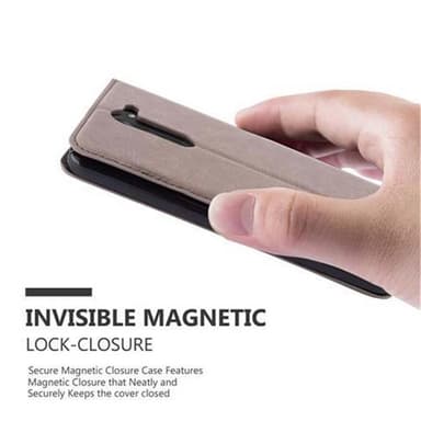 LG G3 STYLUS Suojakuori Lompakkokotelo (Ruskea)