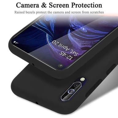 Samsung Galaxy A60 / M40 Suojakuori Kotelo (Musta)