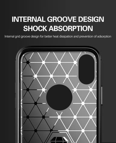 Suojakuori iPhone X / XS Kotelo (Musta)