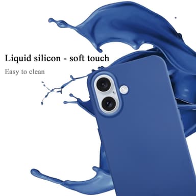 iPhone 16 PLUS Suojakuori Kotelo Case (Sininen)