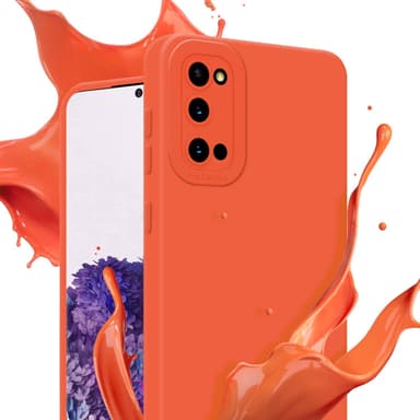 Samsung Galaxy S20 Suojakuori Kotelo (Oranssi)