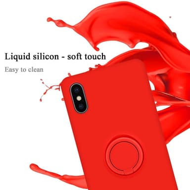 iPhone X / XS Suojakuori Case Kotelo (Punainen)