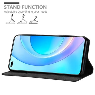 Honor 50 LITE Suojakuori Lompakkokotelo (Musta)