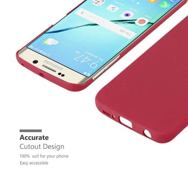 Samsung Galaxy S6 EDGE Suojakuori Kotelo (Punainen)