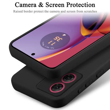 Motorola Moto G84 Suojakuori Kotelo Case (Musta)
