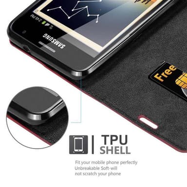 Samsung Galaxy NOTE 1 Suojakuori Lompakkokotelo