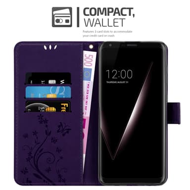 LG V30 / V30+ / V30S / V30S+ Suojakuori Lompakkokotelo