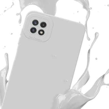Samsung Galaxy A22 5G Suojakuori Kotelo (Valkoinen)