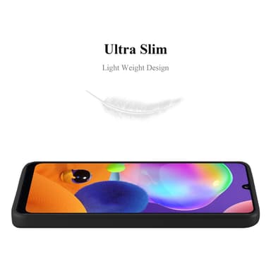 Samsung Galaxy A31 Suojakuori Kotelo (Musta)