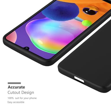 Samsung Galaxy A31 Suojakuori Kotelo (Musta)
