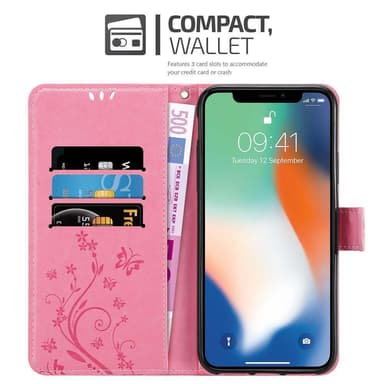 iPhone X / XS Suojakuori Lompakkokotelo