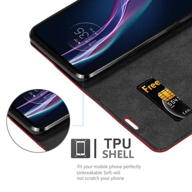 Motorola ONE FUSION+ Suojakuori Lompakkokotelo