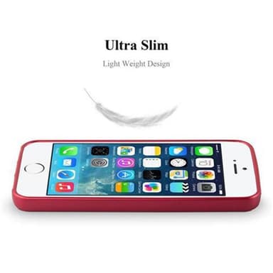 iPhone 5 / 5S / SE 2016 Suojakuori Kotelo (Punainen)