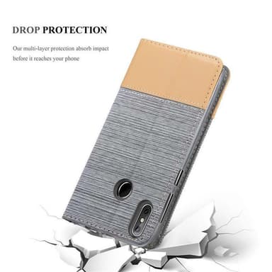 Cubot J3 PRO Suojakuori Lompakkokotelo (harmaa)