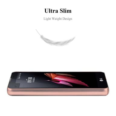 LG X SCREEN Suojakuori Kotelo Cover (Vaaleanpunainen)