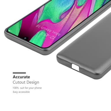 Samsung Galaxy A40 Suojakuori Kotelo (harmaa)