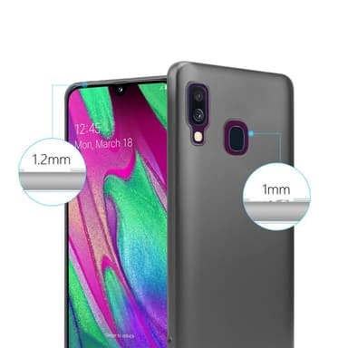 Samsung Galaxy A40 Suojakuori Kotelo (harmaa)
