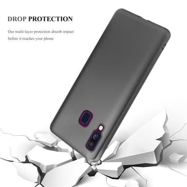 Samsung Galaxy A40 Suojakuori Kotelo (harmaa)