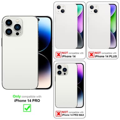 Suojakuori iPhone 14 PRO Kotelo (Musta)