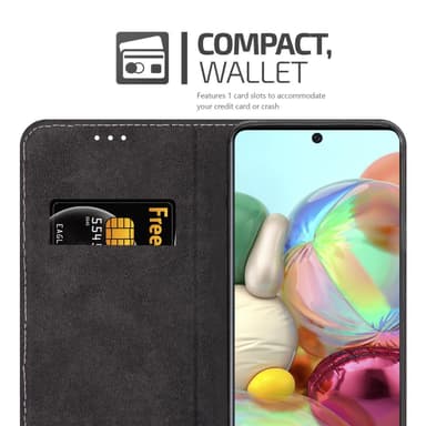 Samsung Galaxy A71 4G Suojakuori Case (Musta)