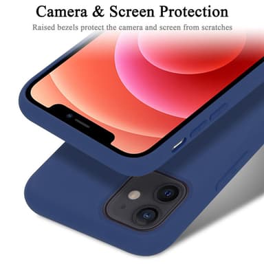 iPhone 12 MINI Suojakuori Kotelo Case (Sininen)