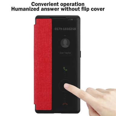 Huawei MATE 30 PRO Suojakuori Lompakkokotelo (Punainen)