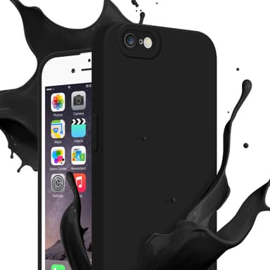 iPhone 6 / 6S Suojakuori Kotelo (Musta)