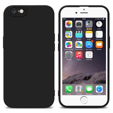 iPhone 6 / 6S Suojakuori Kotelo (Musta)