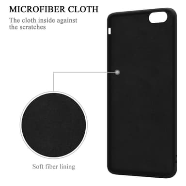 iPhone 6 PLUS / 6S PLUS Suojakuori Kotelo (Musta)