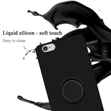 iPhone 6 PLUS / 6S PLUS Suojakuori Kotelo (Musta)