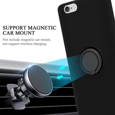 iPhone 6 PLUS / 6S PLUS Suojakuori Kotelo (Musta)