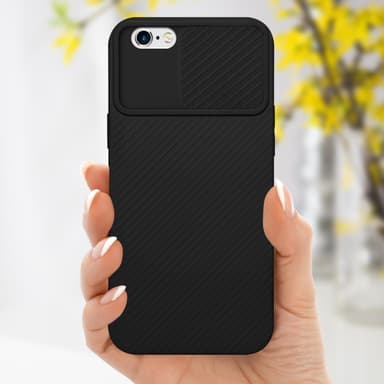 iPhone 6 / 6S Suojakuori Kotelo (Musta)