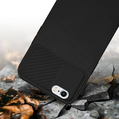 iPhone 6 / 6S Suojakuori Kotelo (Musta)