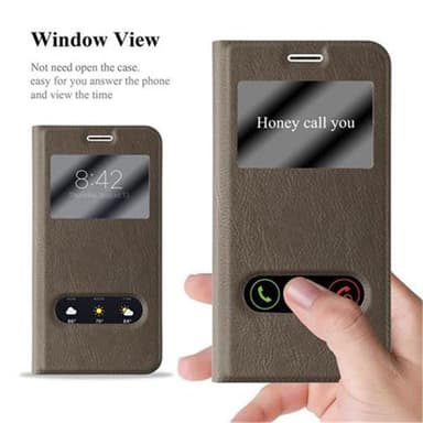 Lompakkokotelo Samsung Galaxy J5 2016 Case (Ruskea)