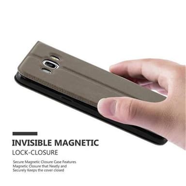 Lompakkokotelo Samsung Galaxy J5 2016 Case (Ruskea)