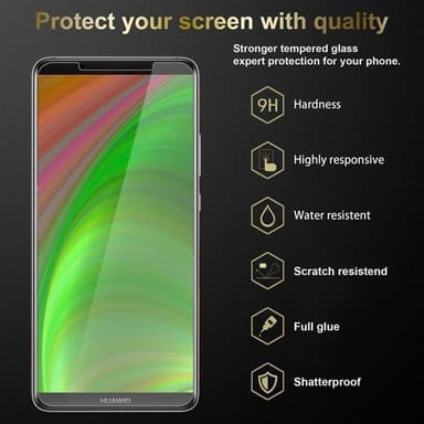 Huawei MATE 10 PRO 3x Suojakalvo Karkaistu lasi