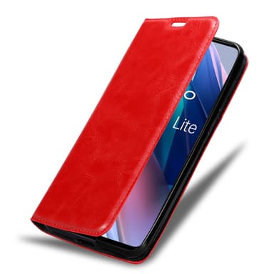 Oppo FIND X3 LITE Suojakuori Lompakkokotelo (Punainen)