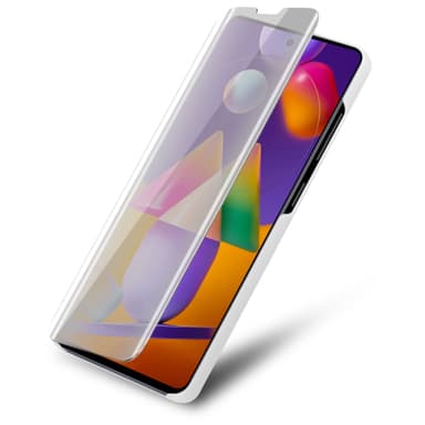 Suojakuori Samsung Galaxy M31s Lompakkokotelo (Hopea)