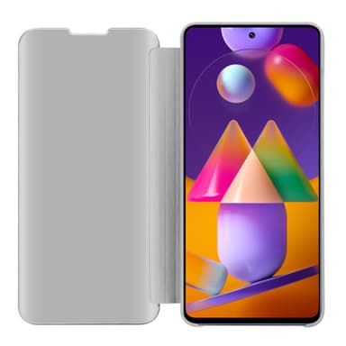 Suojakuori Samsung Galaxy M31s Lompakkokotelo (Hopea)