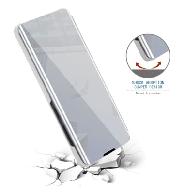 Suojakuori Samsung Galaxy M31s Lompakkokotelo (Hopea)