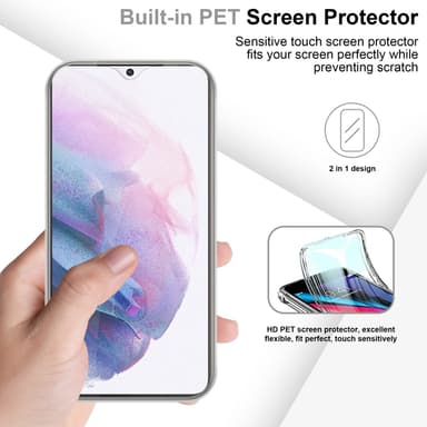 Samsung Galaxy S22 PLUS Suojakuori Cover (Läpinäkyvä)