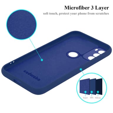 Motorola MOTO G71 5G Suojakuori Kotelo (Sininen)