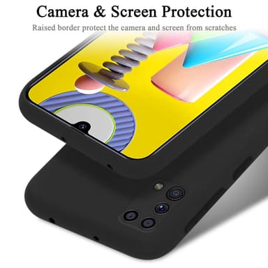 Samsung Galaxy M31 Suojakuori Kotelo Case (Musta)
