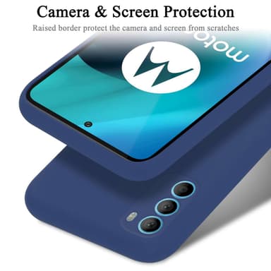 Motorola MOTO G71 5G Suojakuori Kotelo (Sininen)