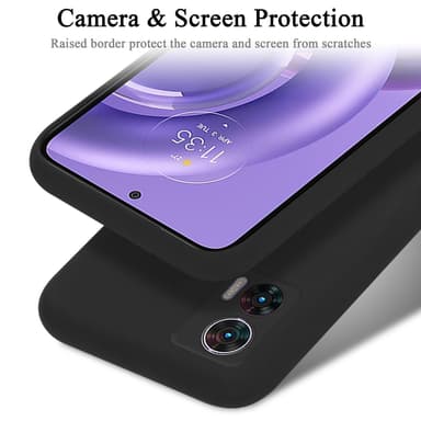 Motorola EDGE 30 NEO Suojakuori Kotelo (Musta)
